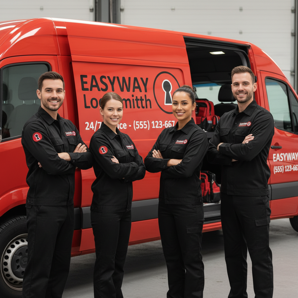 EasyWay Locksmith licensed locksmith team in Los Angeles