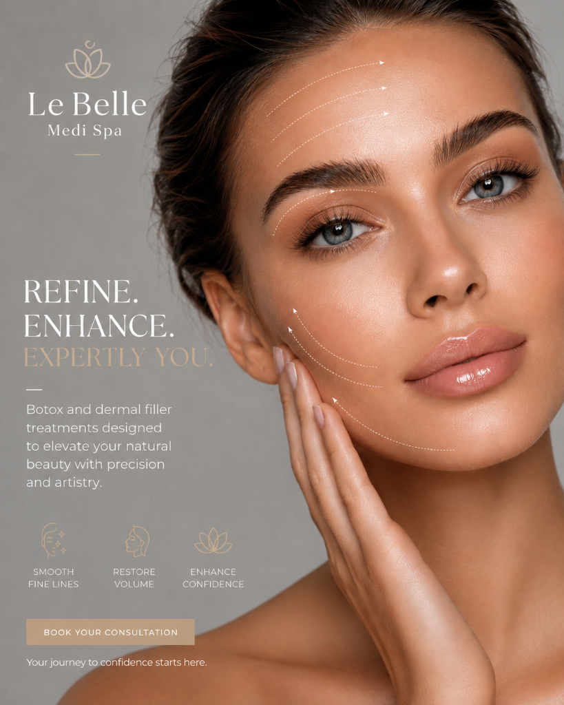 Private consultation room at Le' Belle Medi Spa