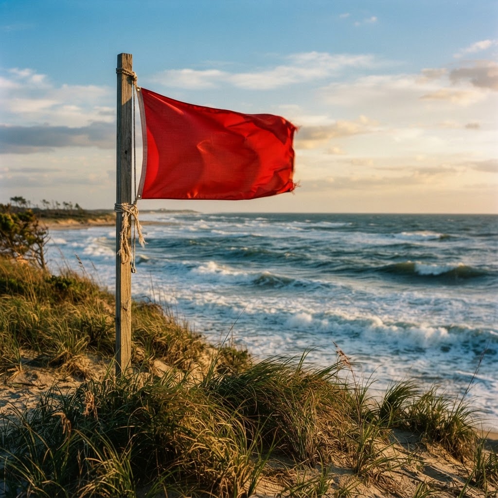 Outer Banks Rip Current Flags: What Red and Yellow Mean