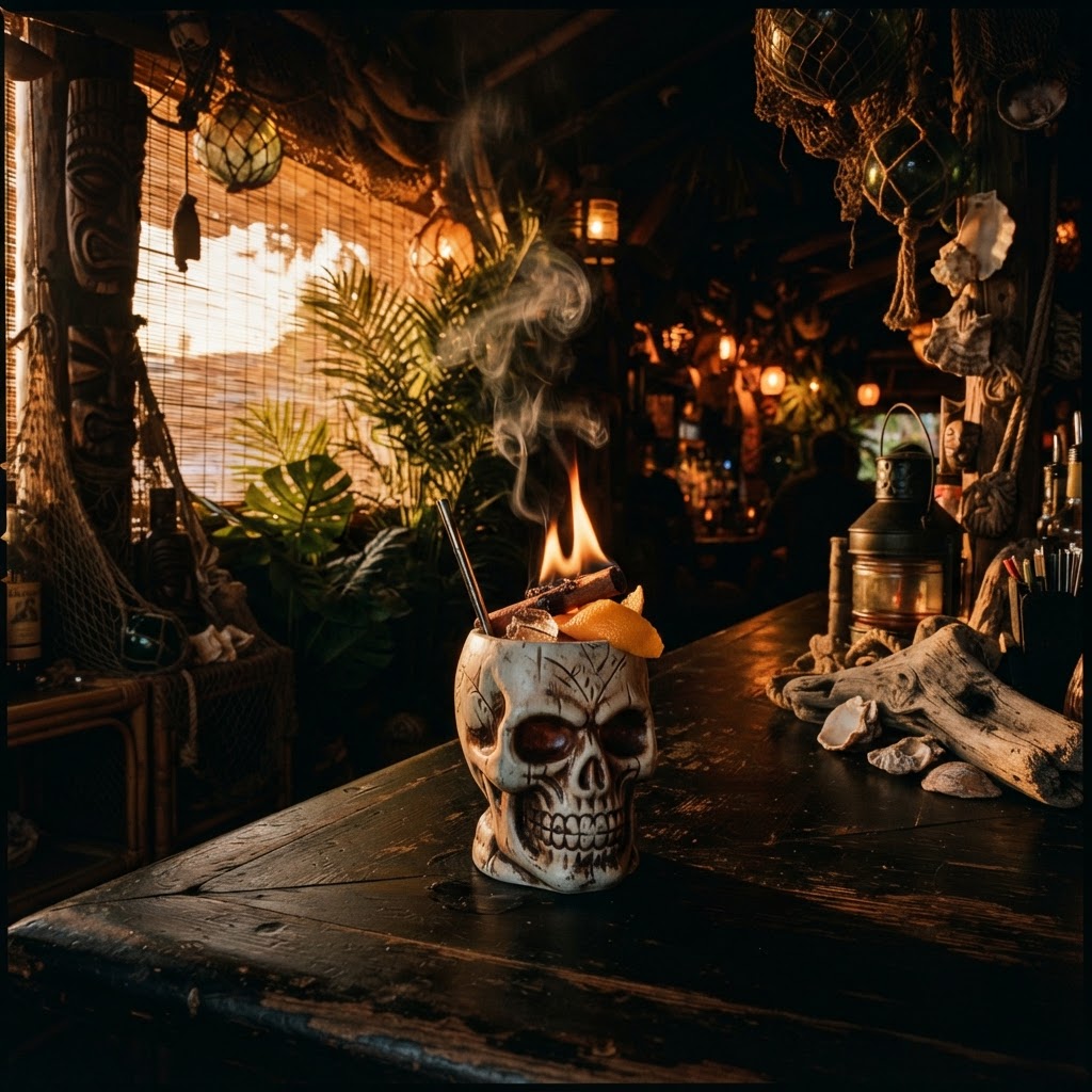 Dark Tiki / Tropical Goth: The Moody New Beach Trend