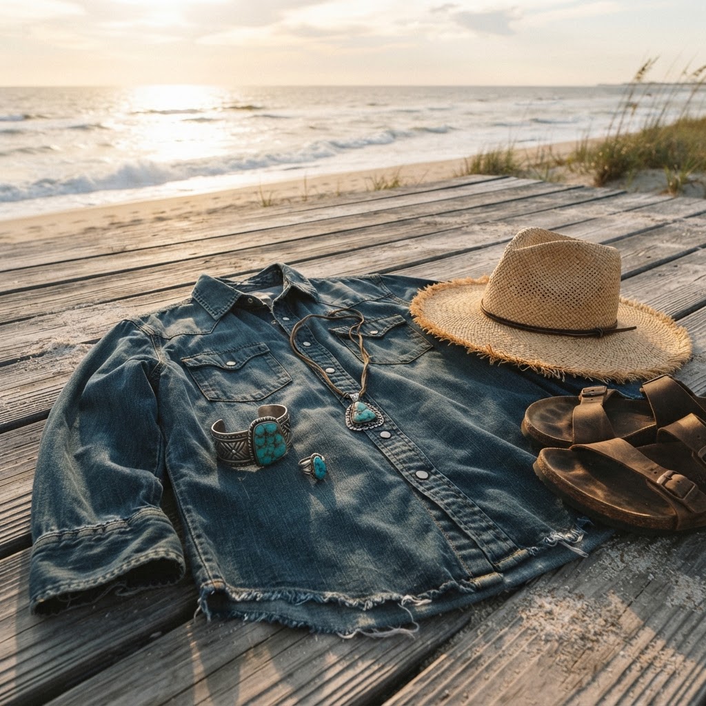 Coastal Cowgirl Evolution: 2026 Edgy Beach Style