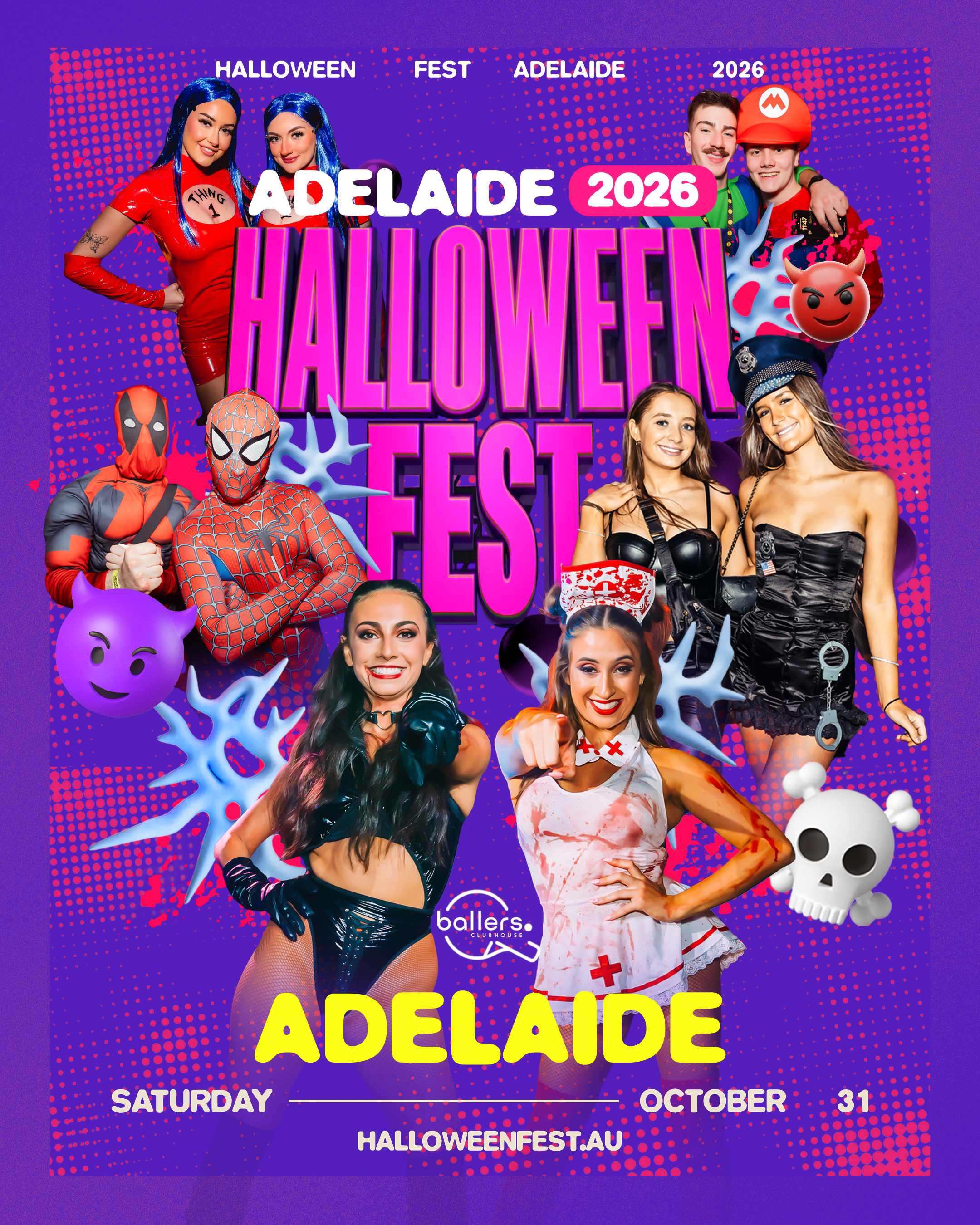 Halloweenfest Adelaide — Saturday 31 October flyer