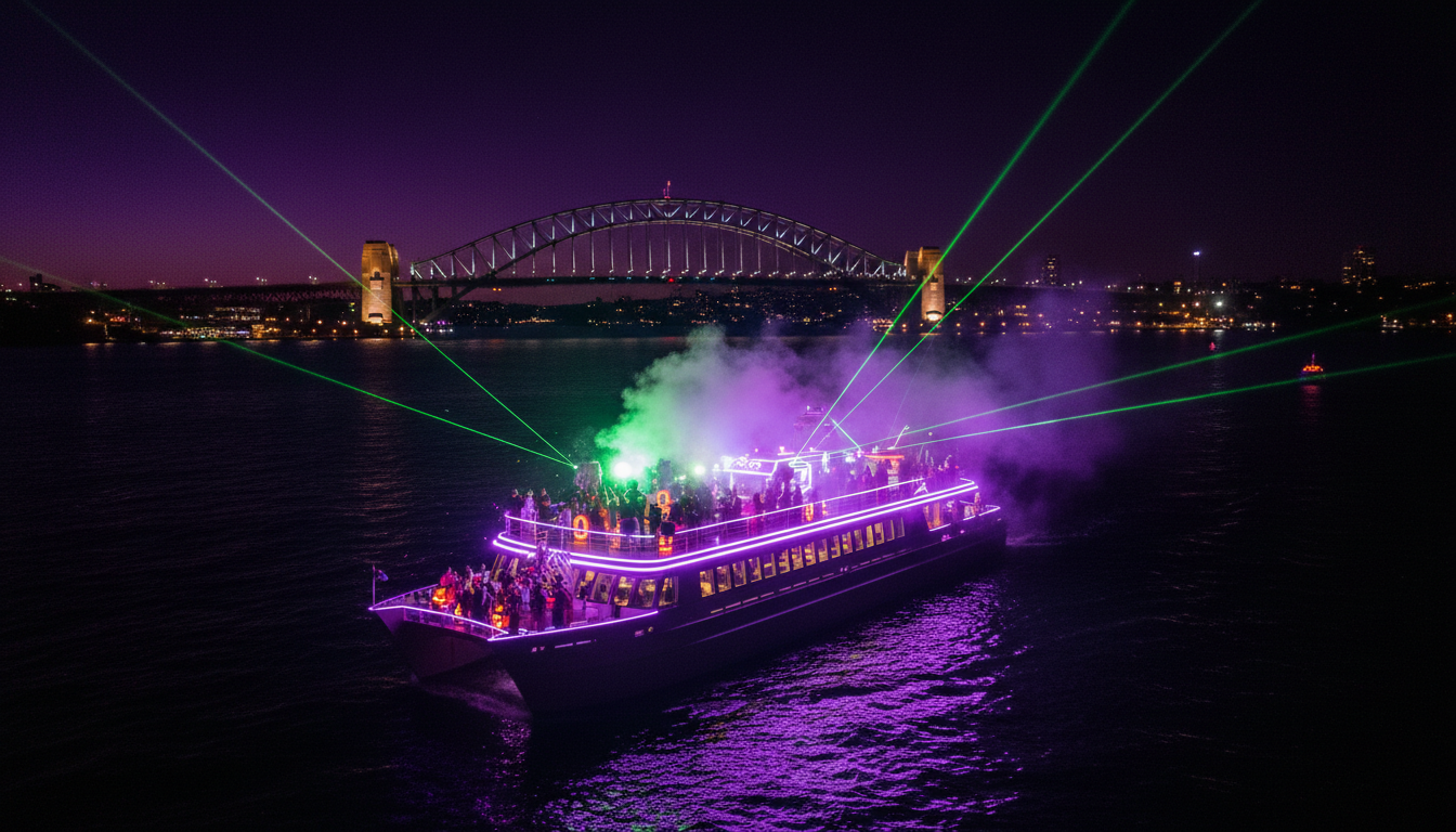 Sydney Halloweenfest boat party on the harbour