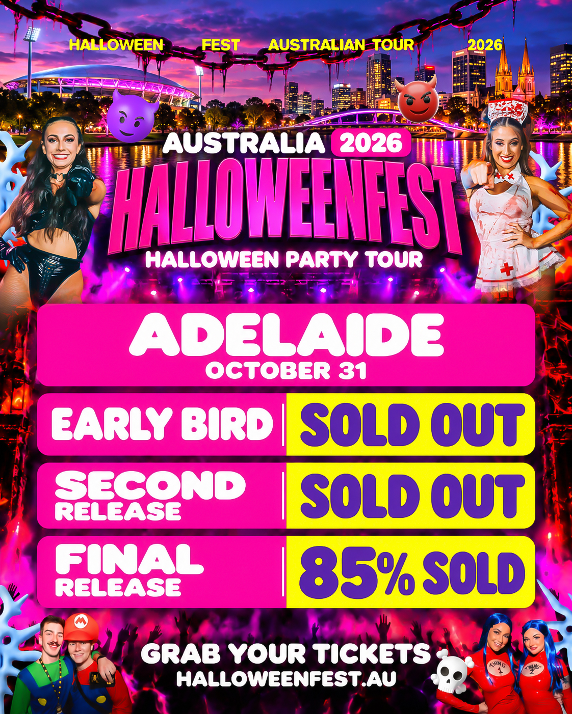 Halloweenfest Adelaide flyer