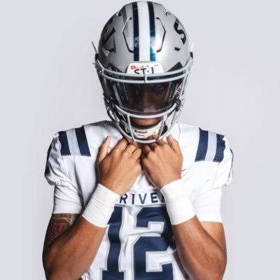 Kash Carter helmet on — Strivers uniform