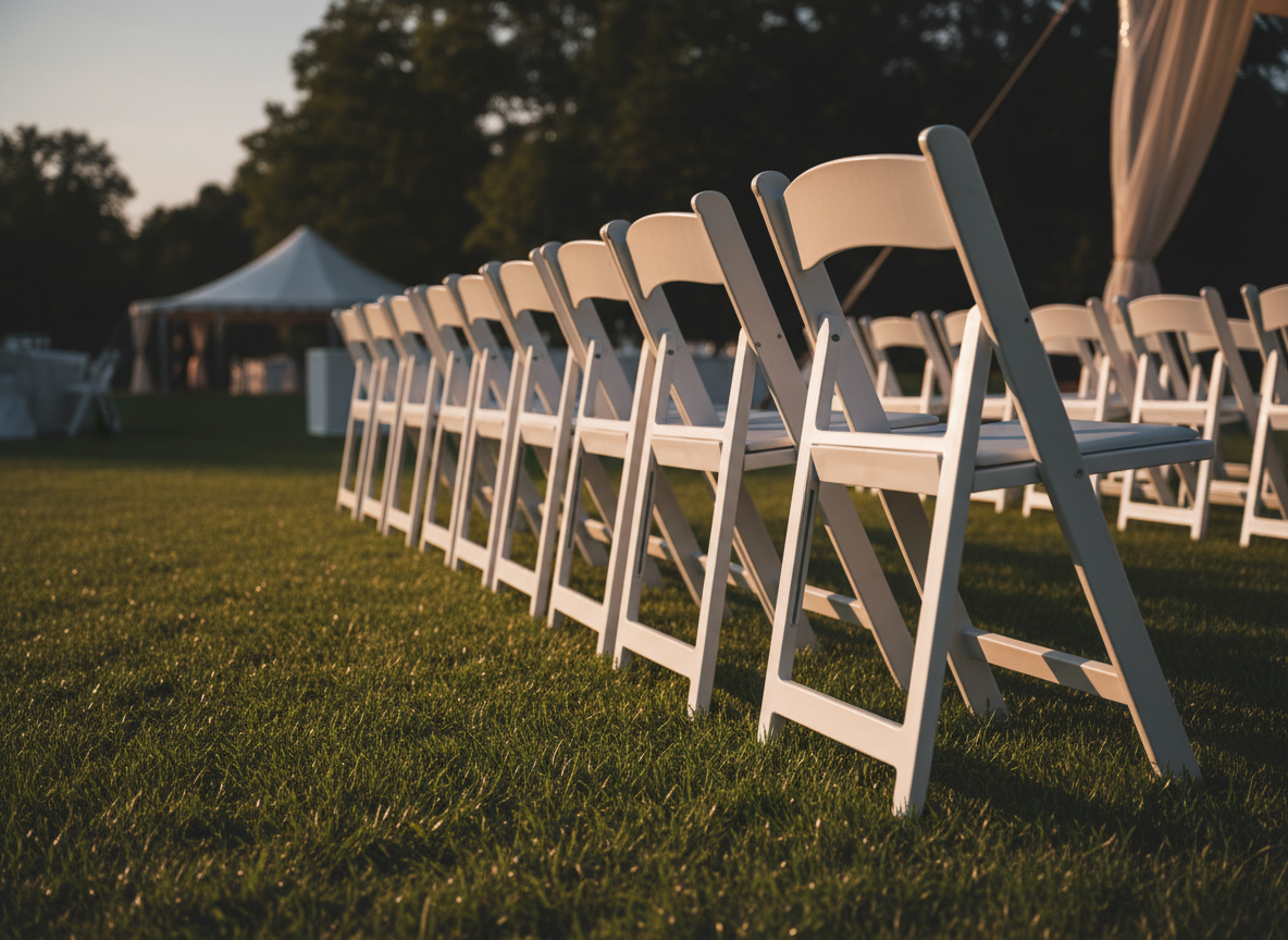 White Folding Chair