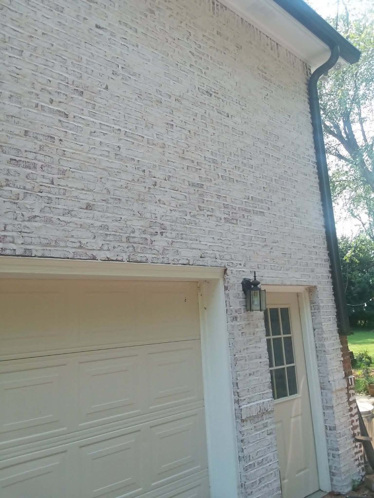Front elevation — completed project