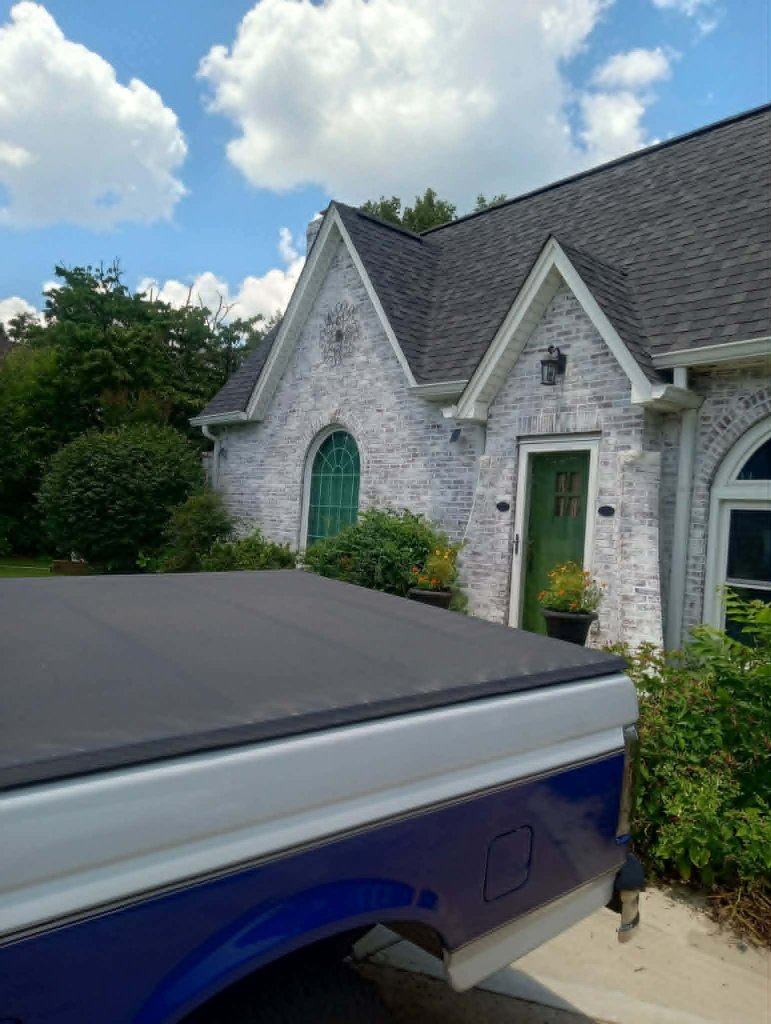 Gothic-arch home — completed