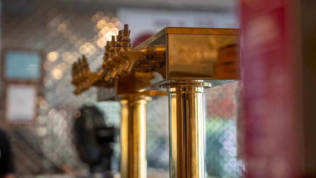 Brass beer taps