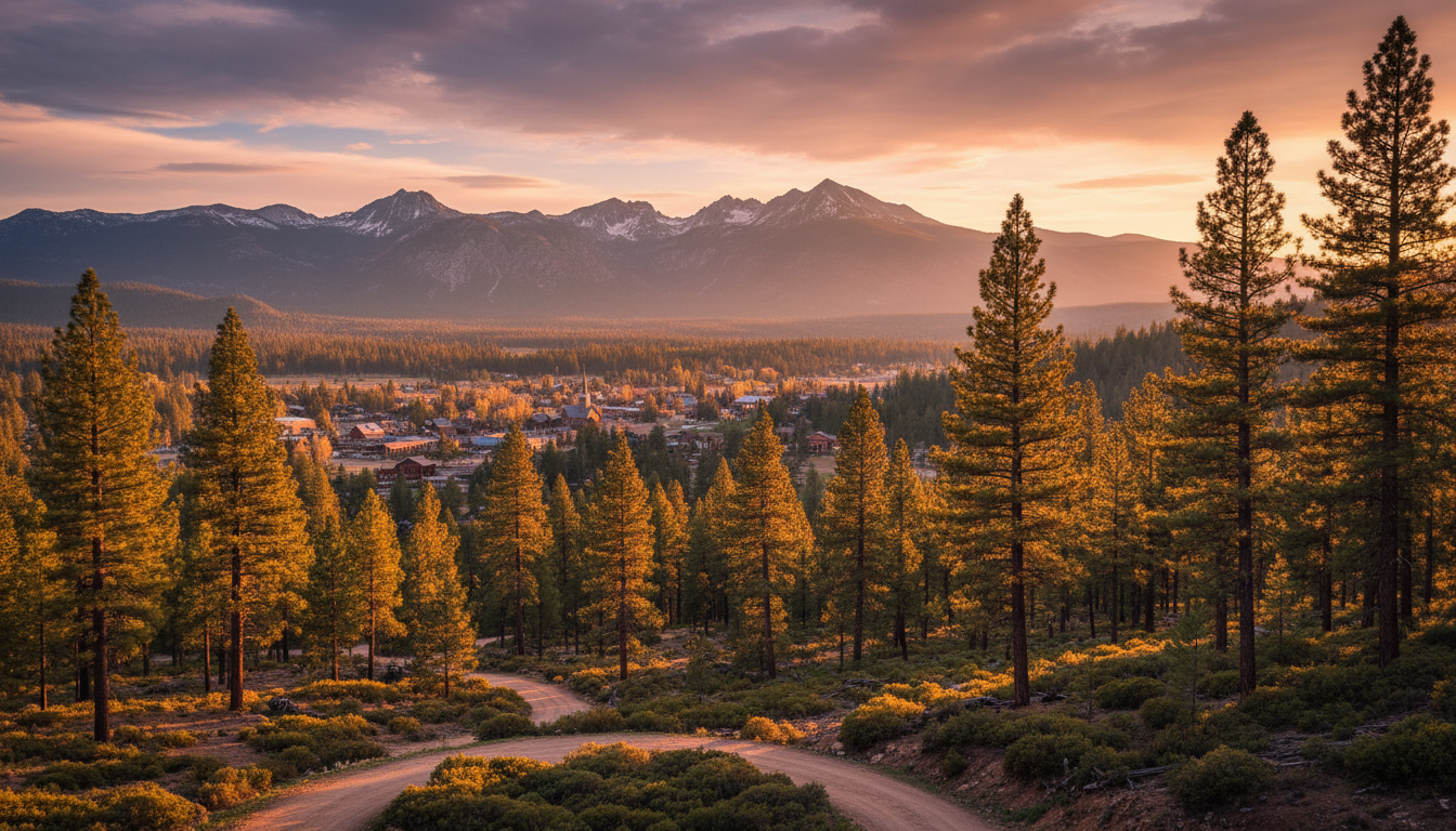Mountain landscape near Yosemite