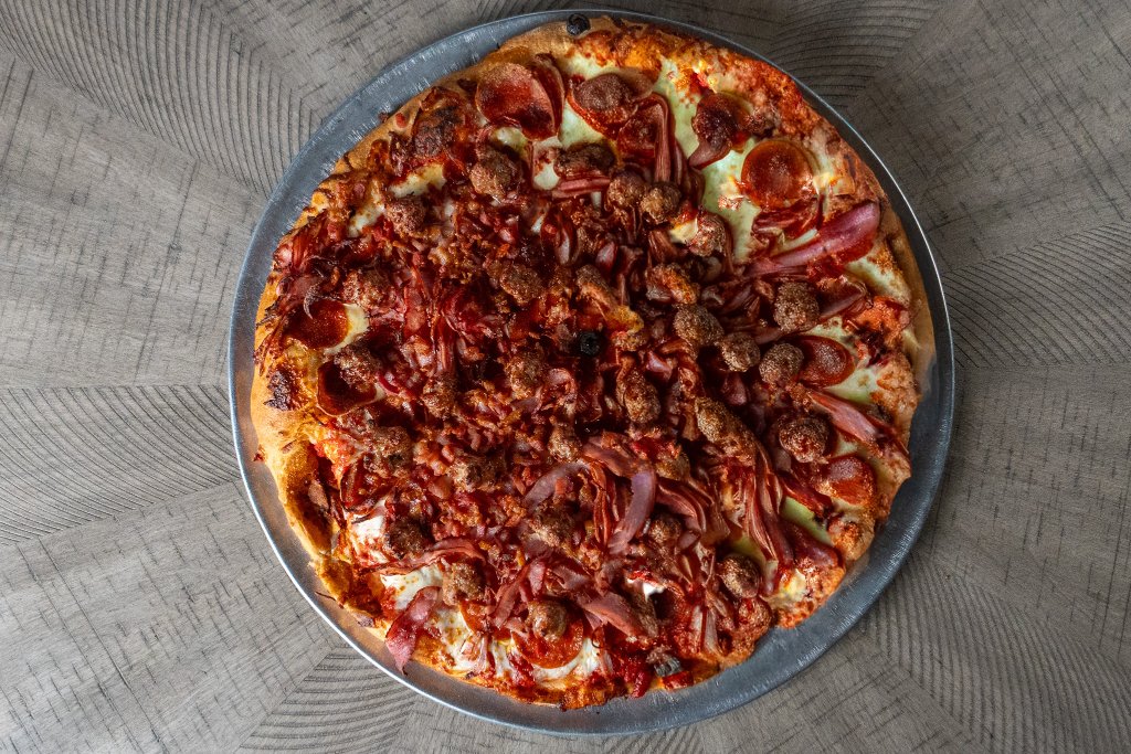 All Meat pizza