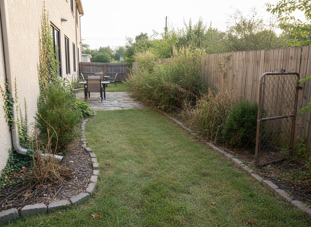 Commercial Property Cleanup — before
