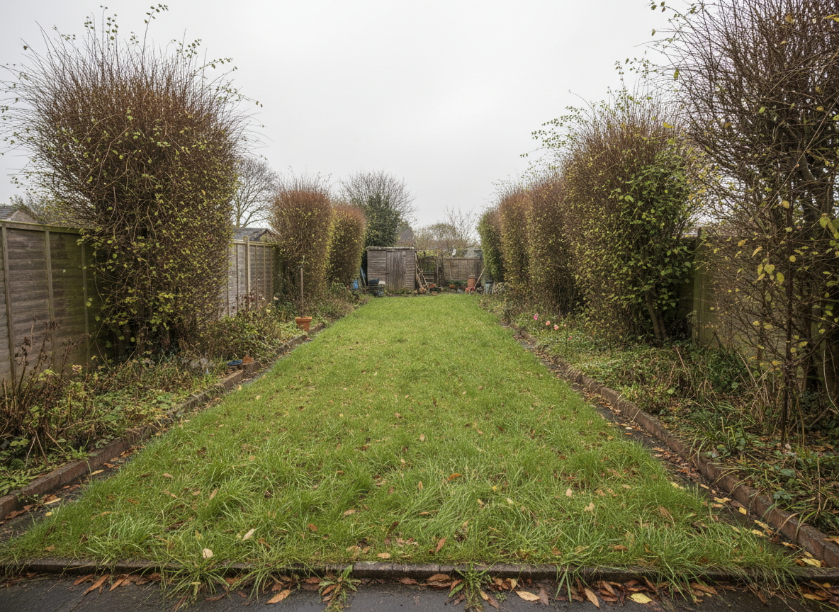 Backyard Transformation — before