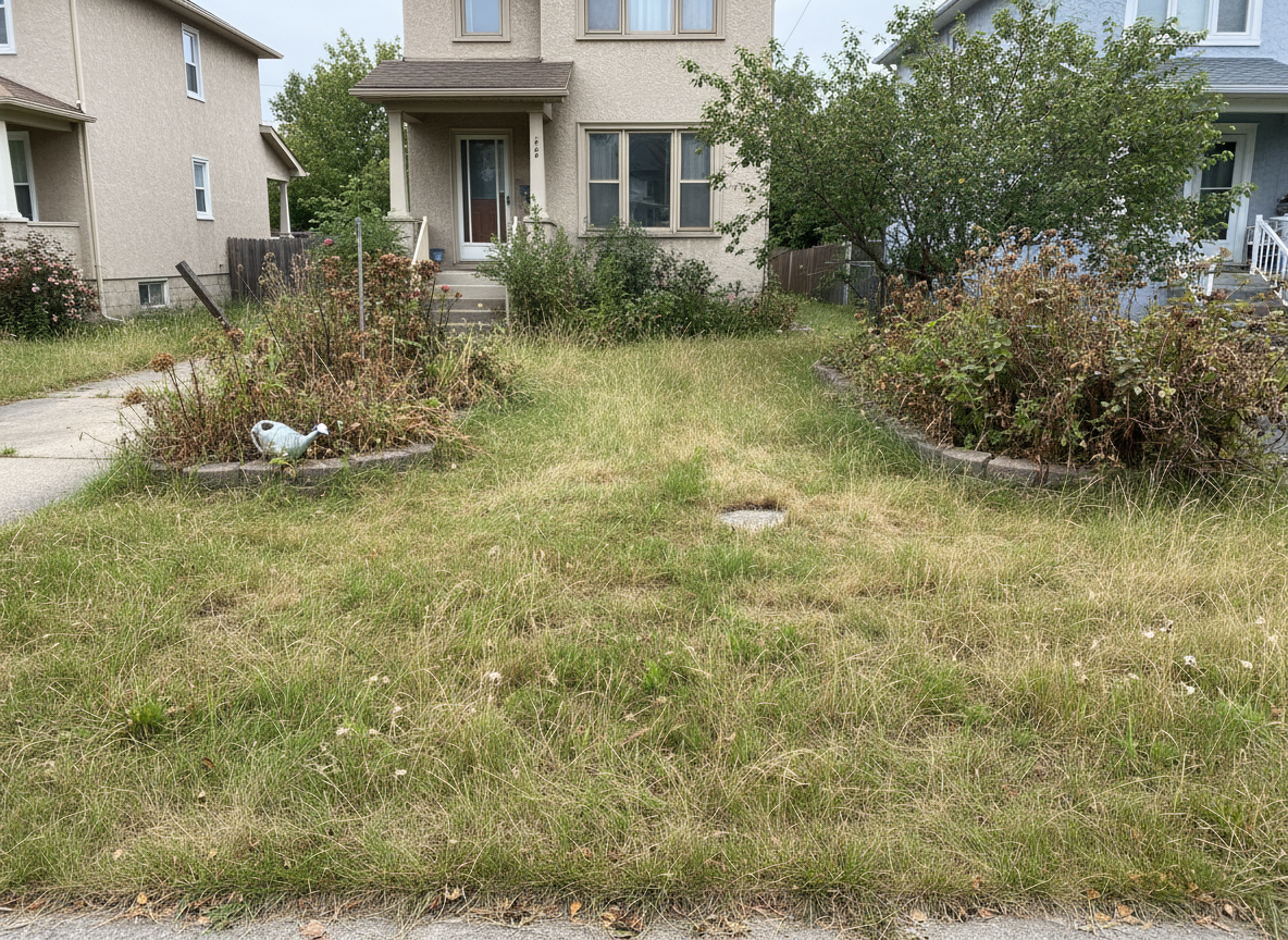 Front Yard Restoration — before