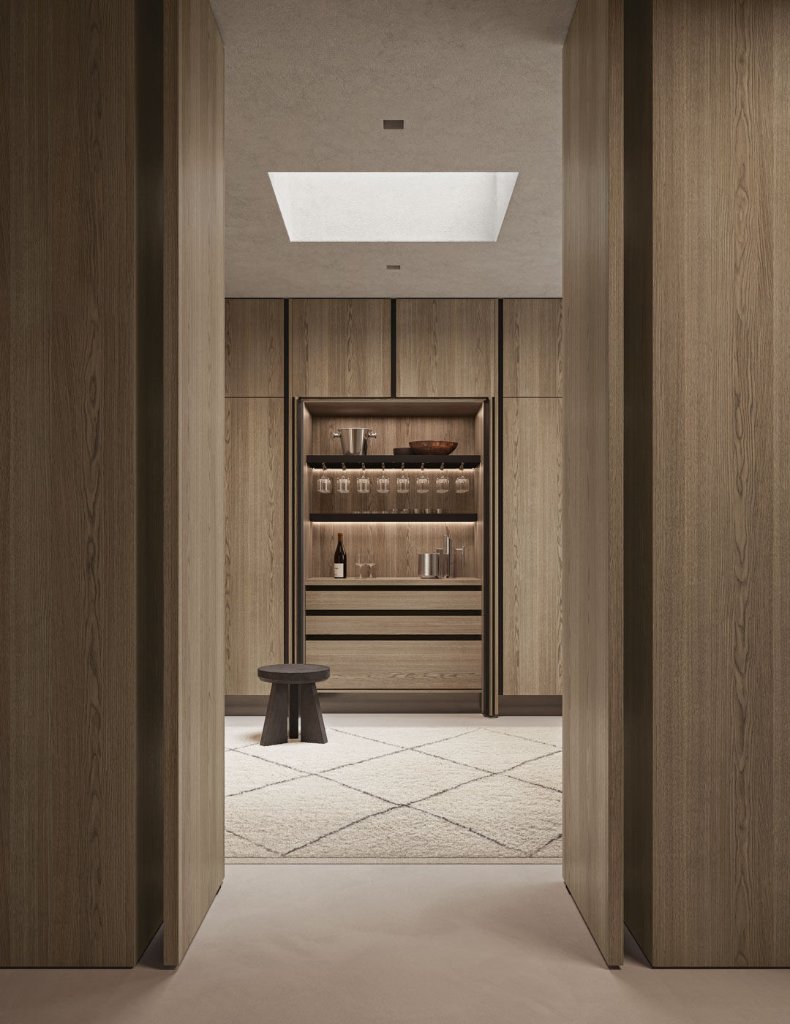 Precision Italian kitchen joinery installation detail