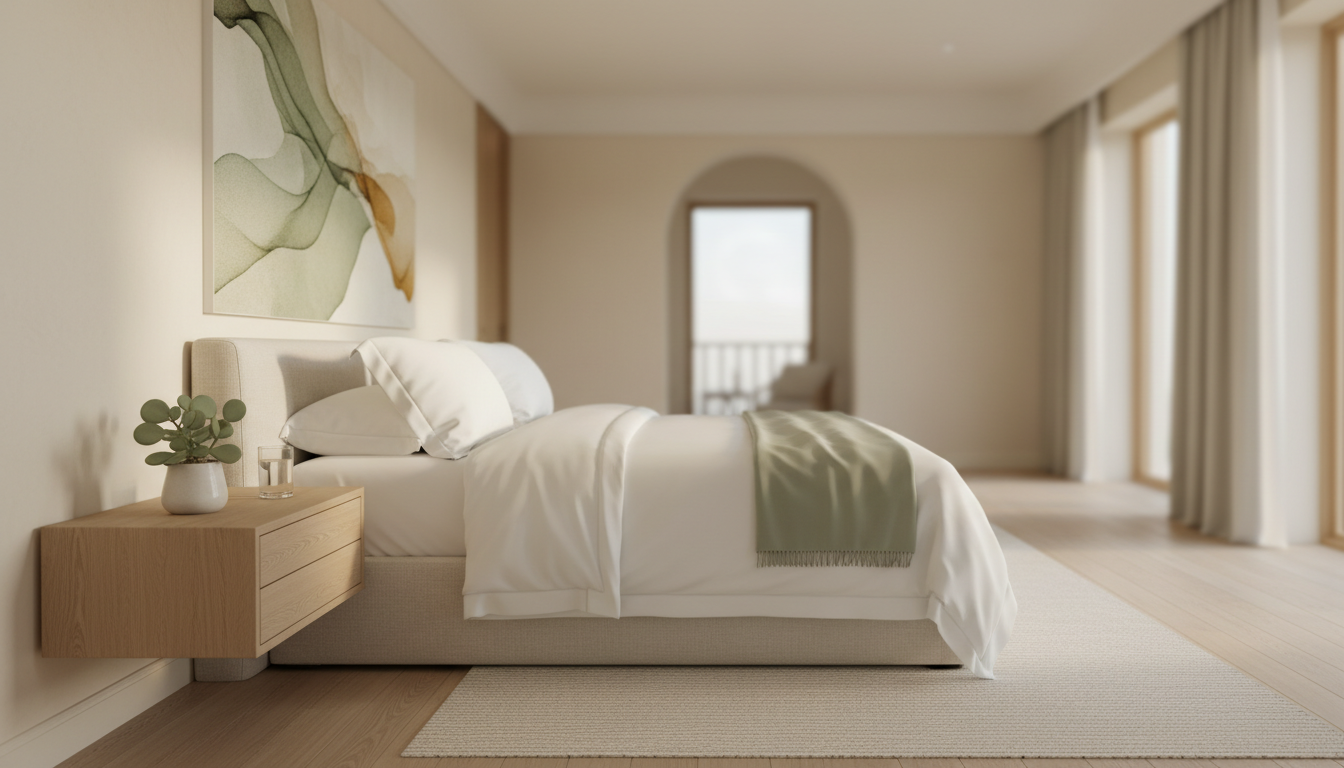 Peaceful bedroom
