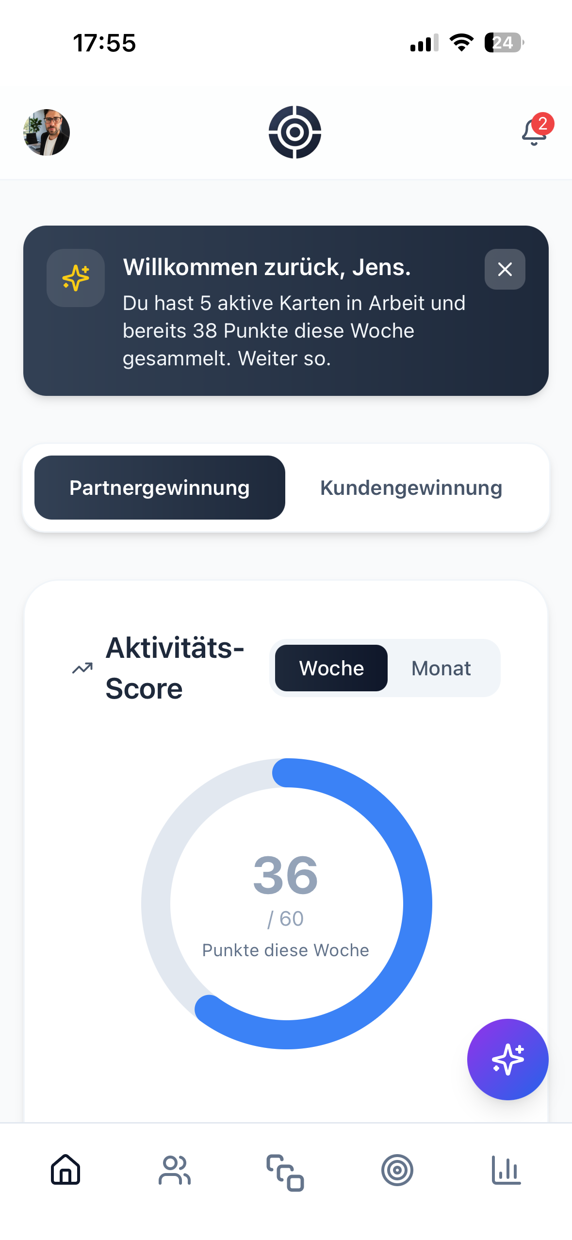 Dein Vertrieb. Immer dabei.