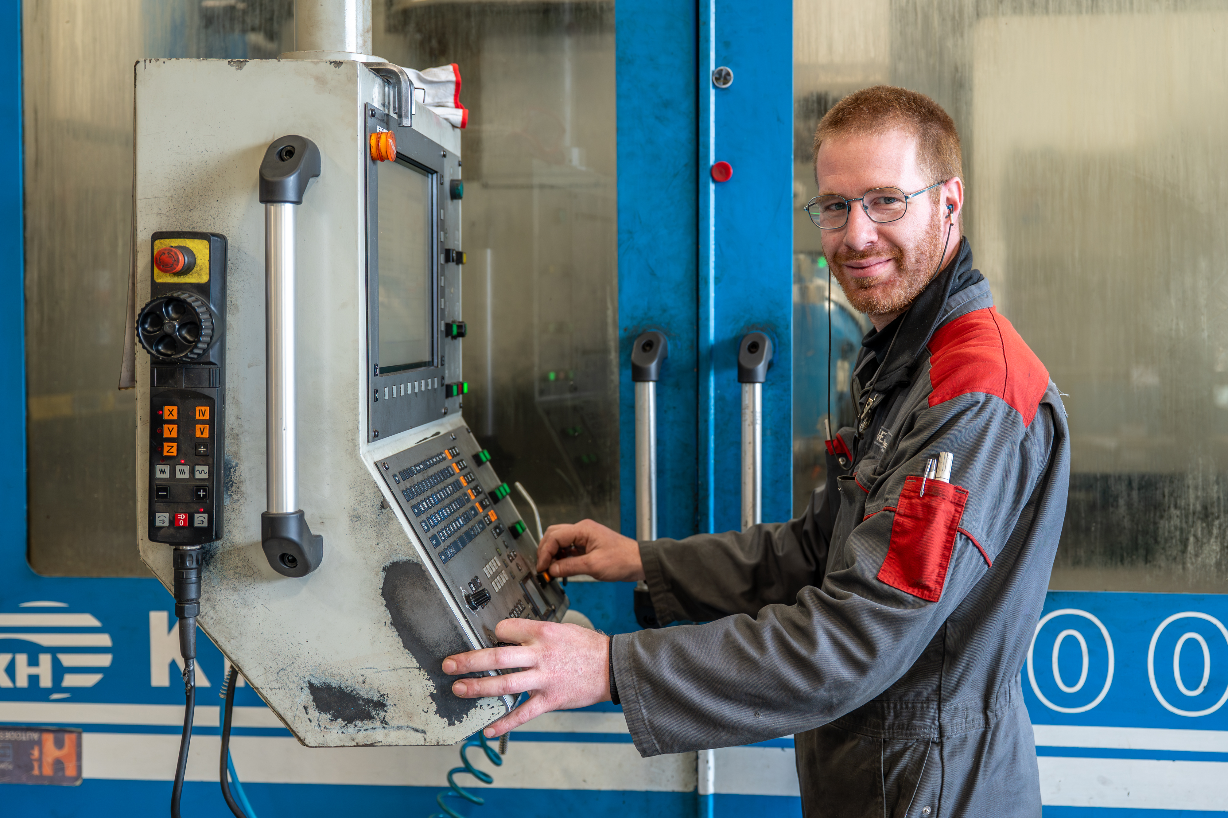 Aarnout, CNC-frezer bij P. van Eijzeren Machinebouw