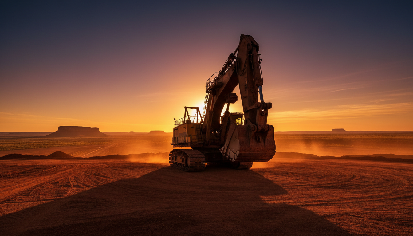 Mining operations in Western Australia