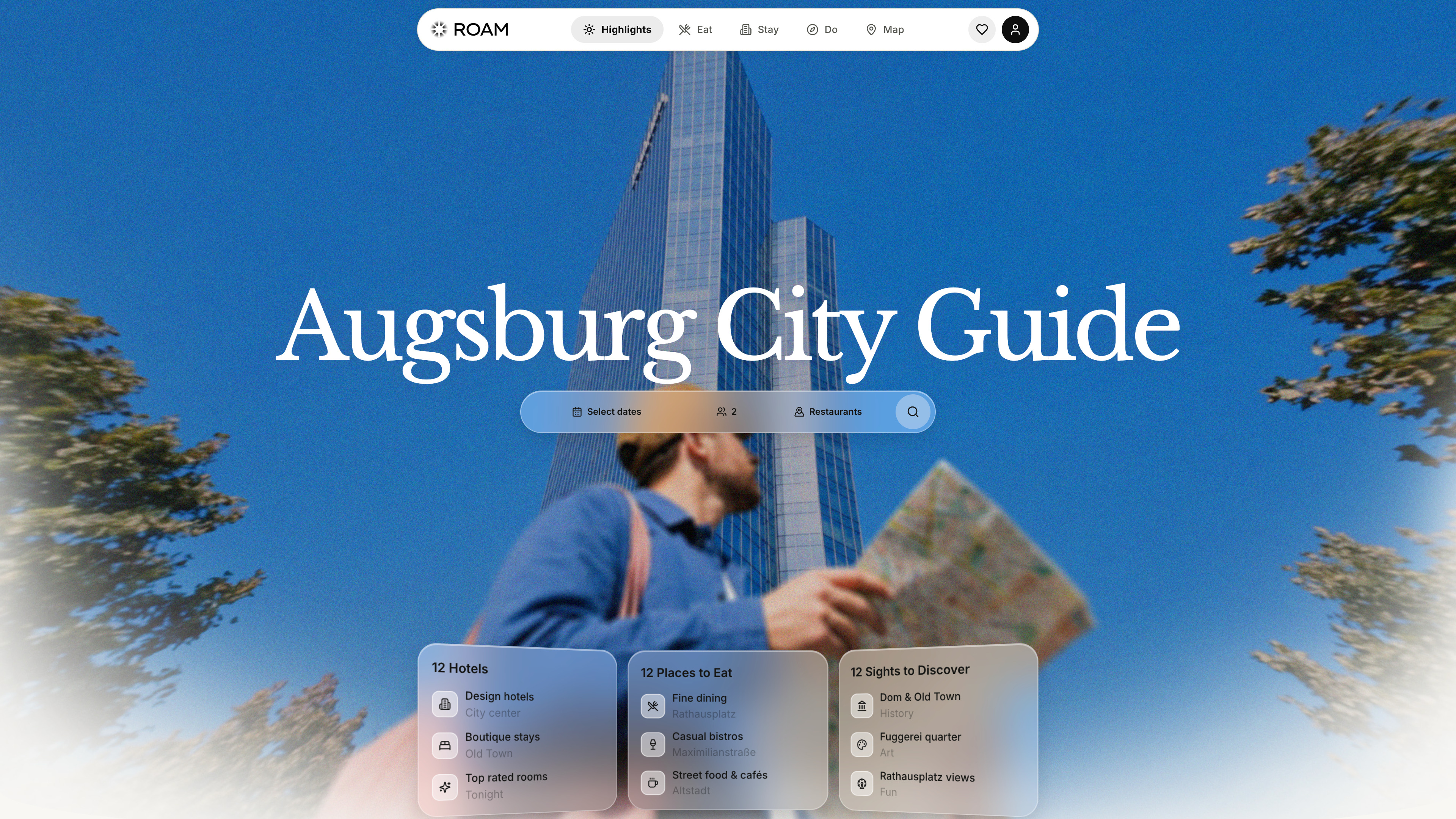 City Guide template preview