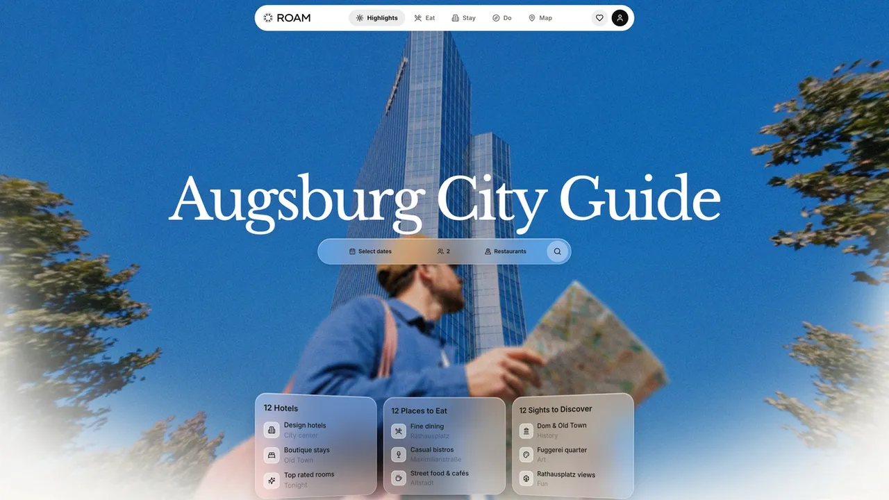 City Guide template preview