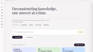 Knowledge Hub   template preview