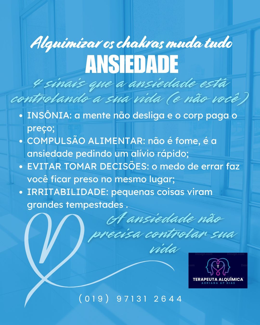 Ansiedade — 4 sinais e alquimia dos chakras