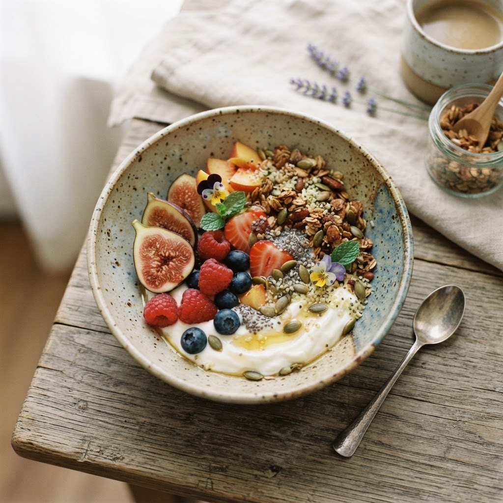 Bowl de Yogur de Cabra