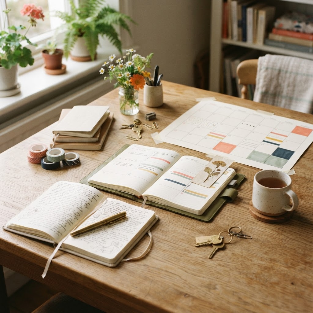 What's the actual difference between a planner, a calendar, and a journal?