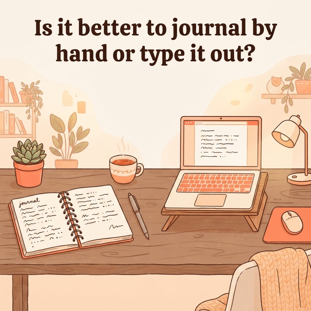 Is it better to journal by hand or type it out?