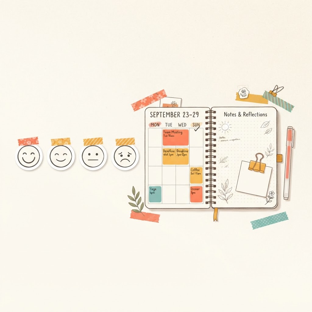 PlanJour vs Daylio: mood tracking with or without a calendar