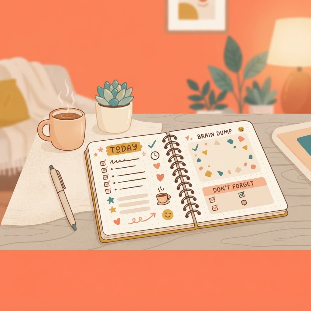 What's a simple planner system for someone with ADHD who hates complicated setups?