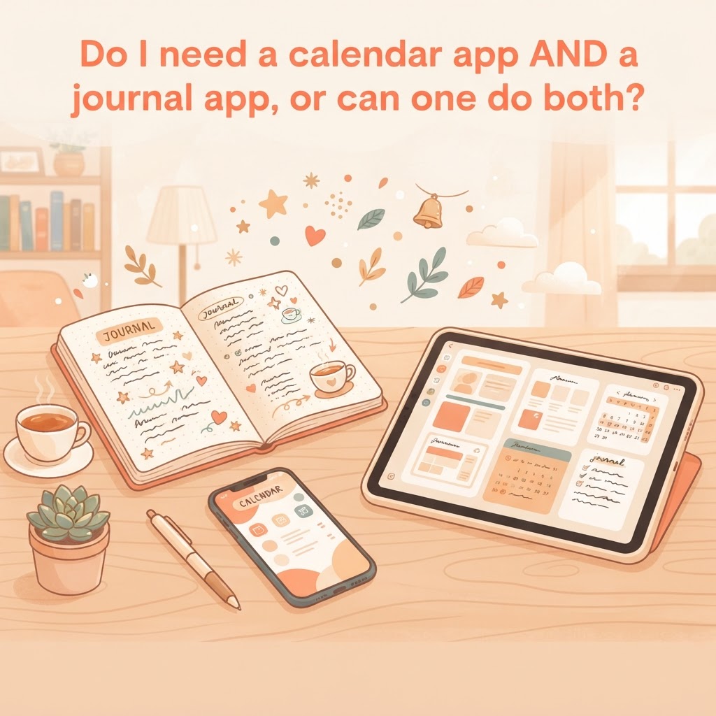 Do I need a calendar app AND a journal app, or can one do both?