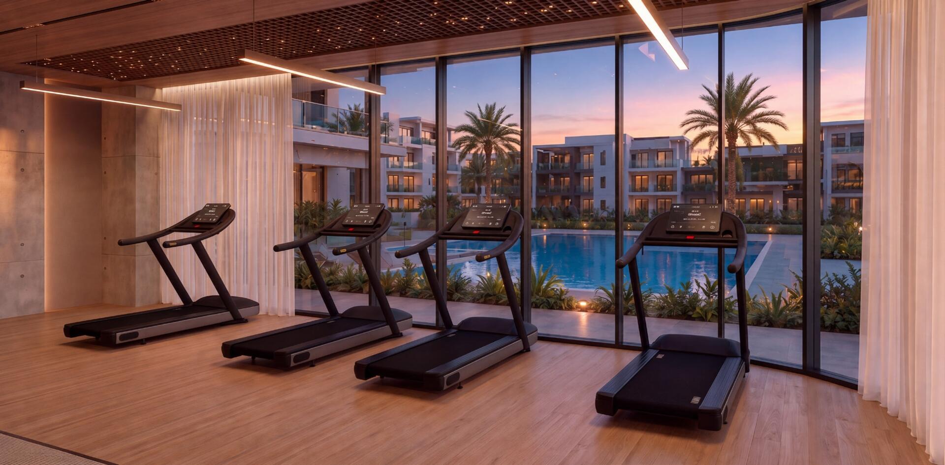Gym and wellness facilities at Portside by Samana
