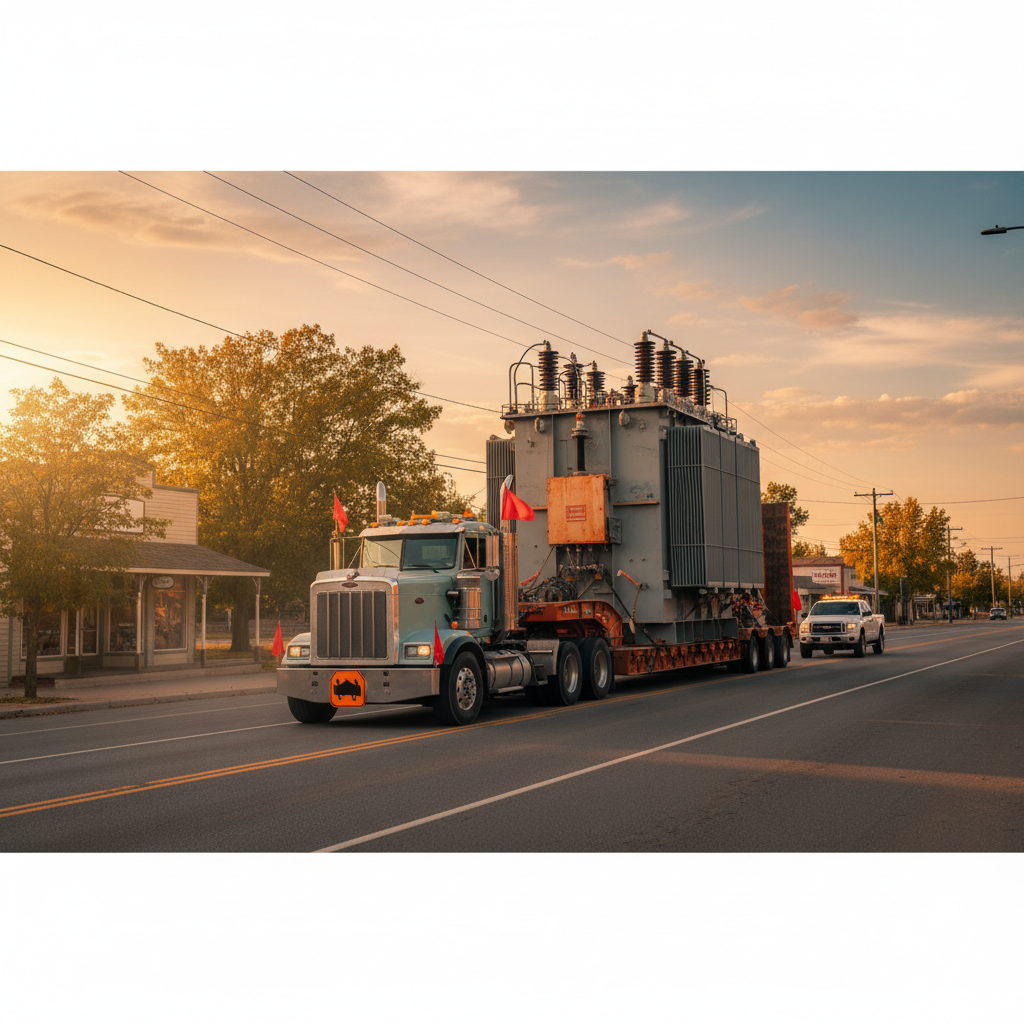 Wind Turbine Blade Convoy