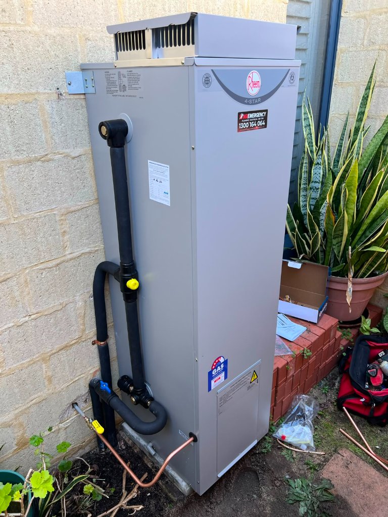 Hot water system installation in Perth by Checkmate Plumbing