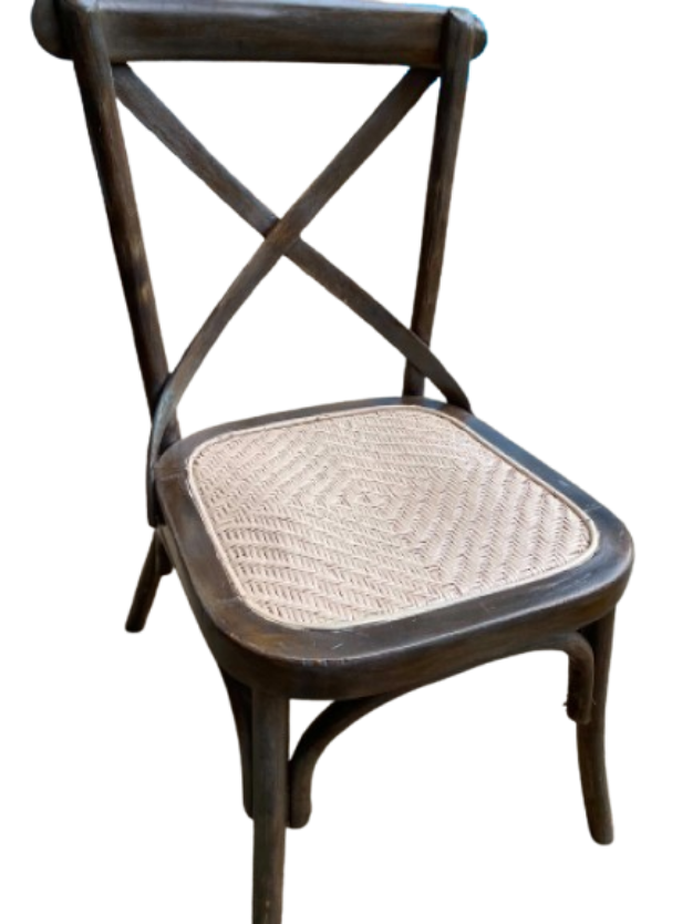 Dark Espresso Cross-Back Chair