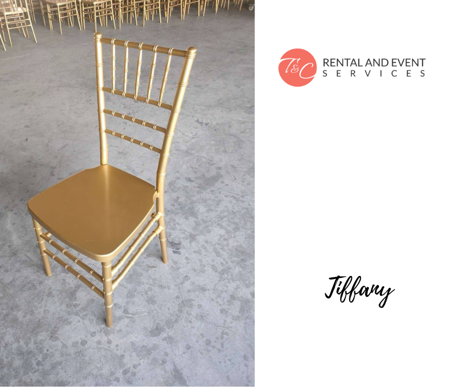 Gold Tiffany Chair