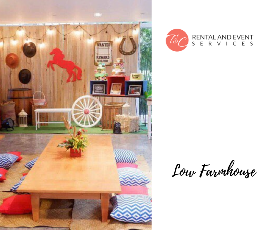 Low Farmhouse Table