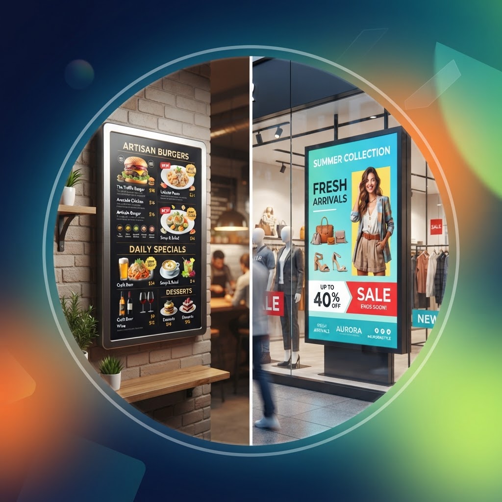 Digital Menus & Displays