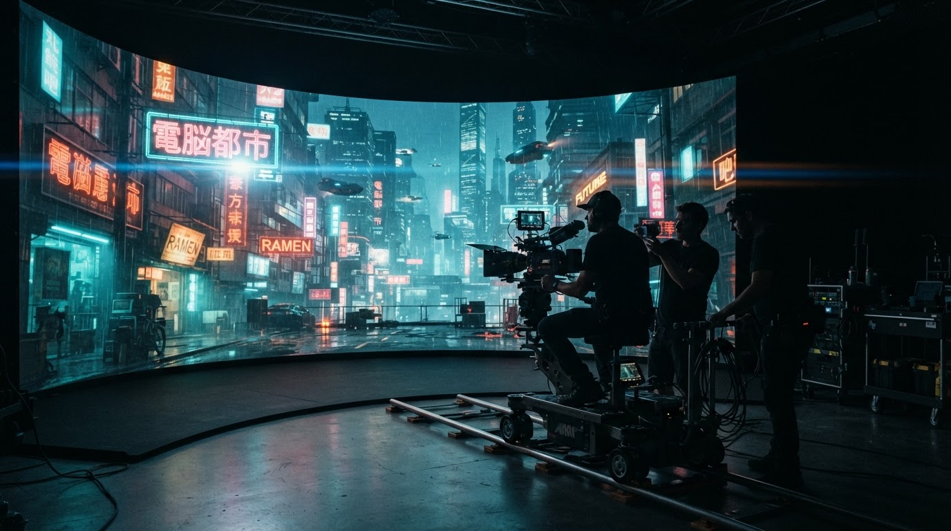 Virtual production stage