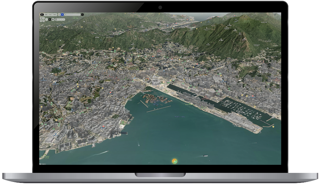 UPSYS Map UI — 3D Satellite Integration