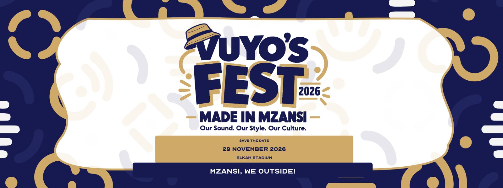 Vuyo's FEST 2026 — Save the Date, 29 November 2026 at Elkah Stadium