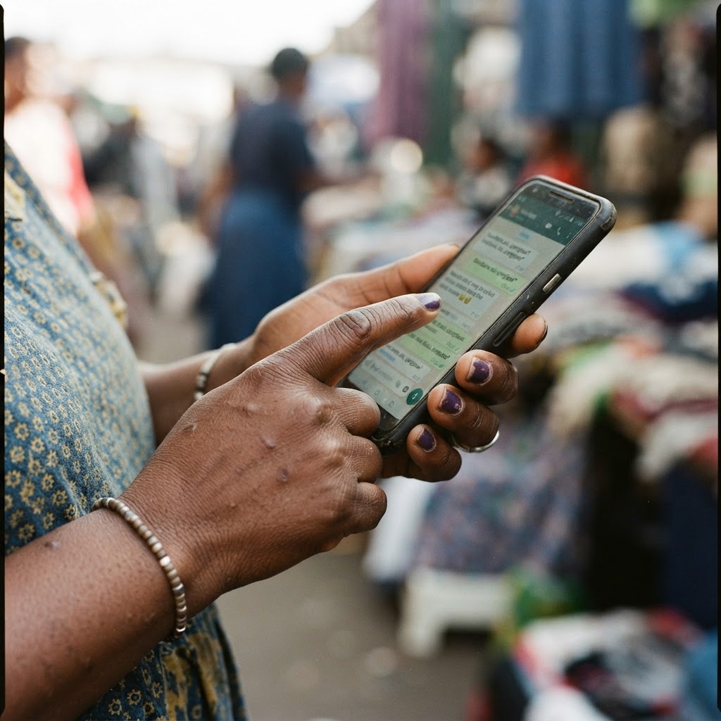 A member holding a smartphone showing the Pride Rewards app