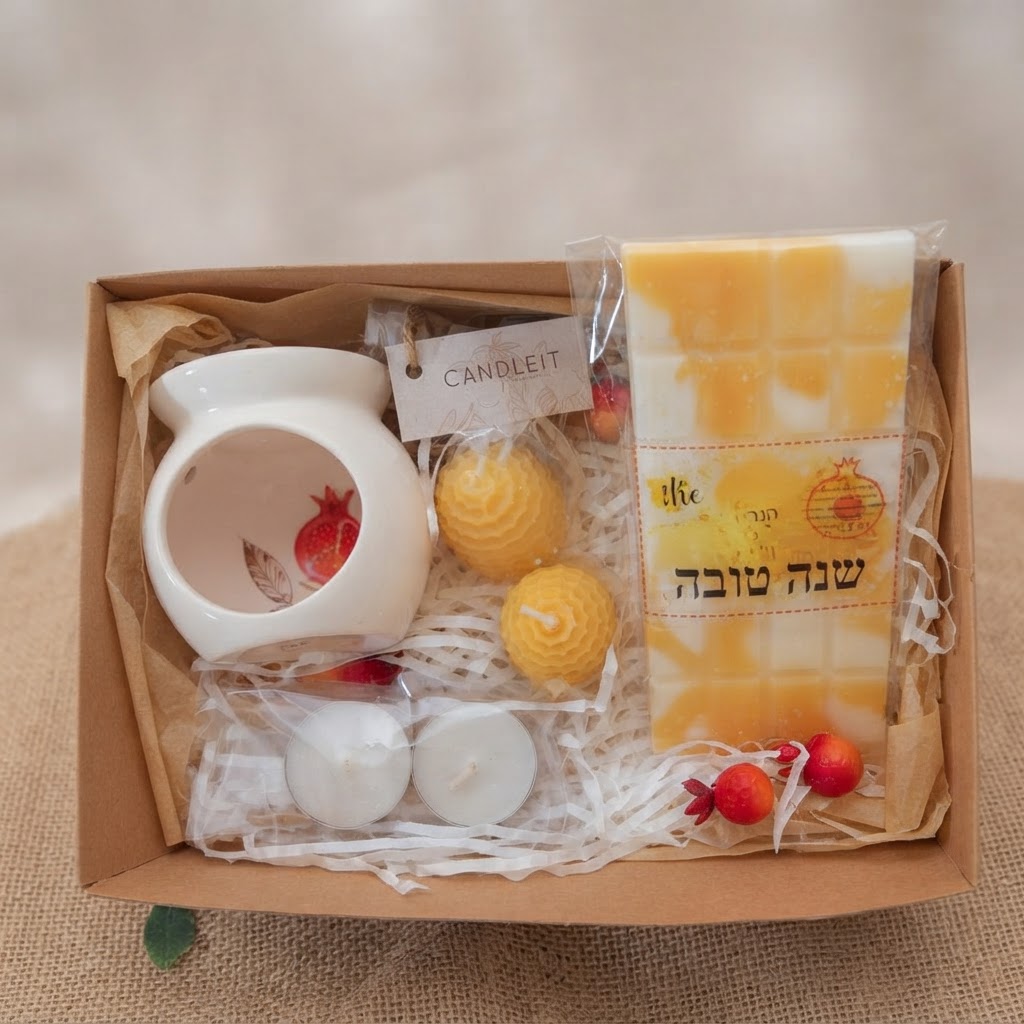 מארז מבער שמנים — שוקולד