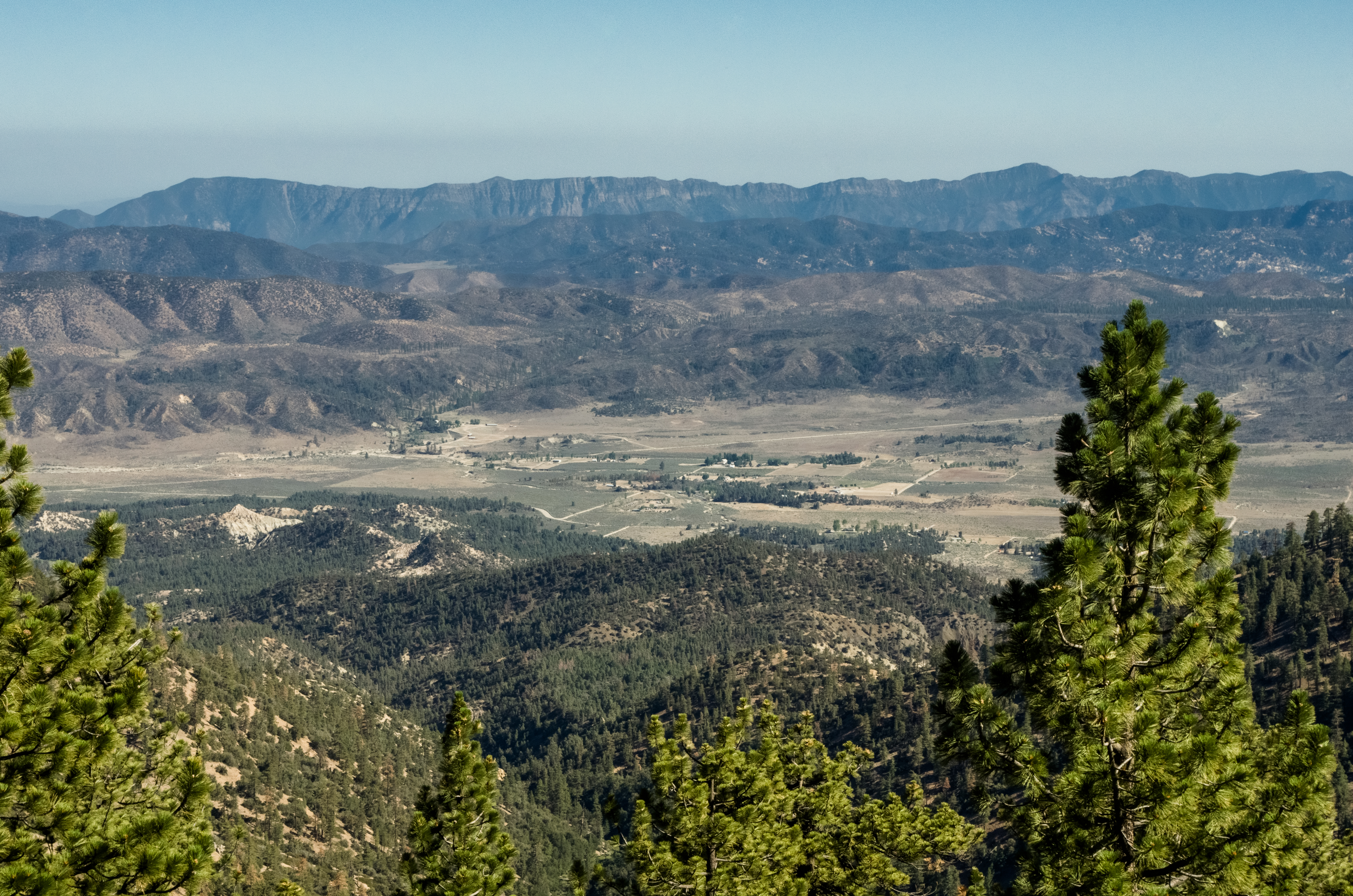 Lockwood Valley viewed from the slopes of Mt. Pinos