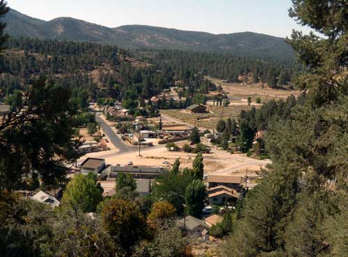 View over the Lake of the Woods mountain community