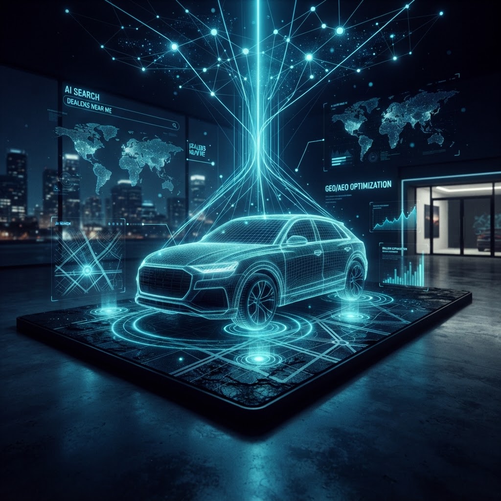 GEO and AEO for Auto Dealers: How to Win Showroom Recommendations in AI Search