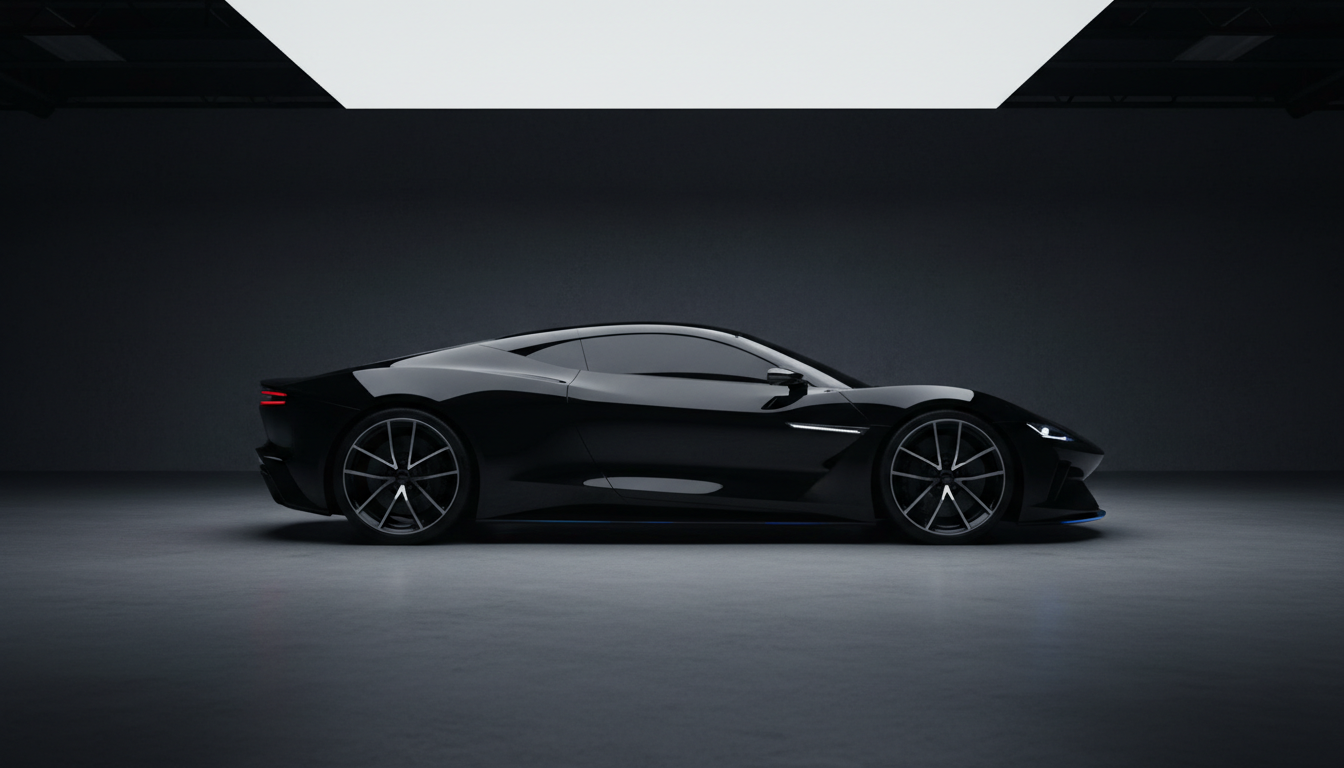 Premium automotive studio photography