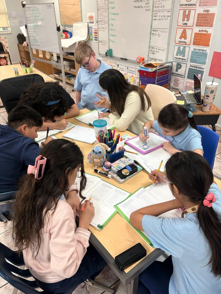 Student using digital learning tools